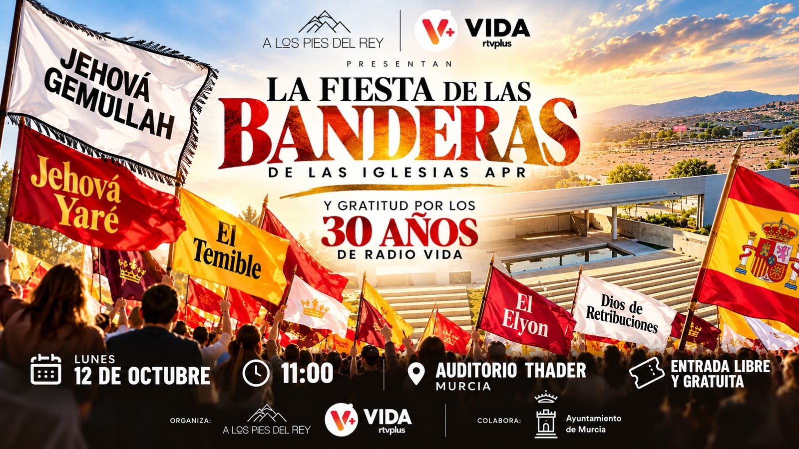 Cartel oficial de la Fiesta de las Banderas 2026